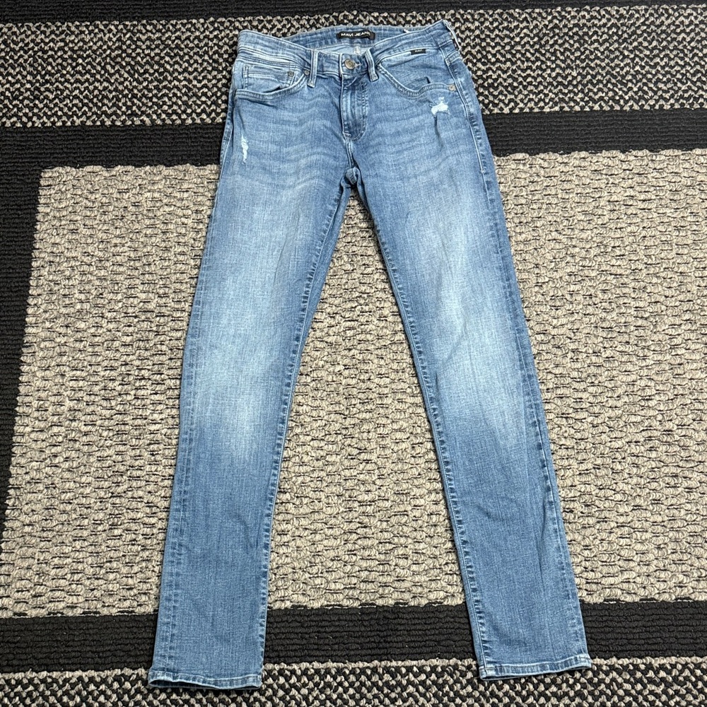 Mavi Jake Slim Leg Denim Jeans Men’s 28 Distressed Casual Stretch Classic
